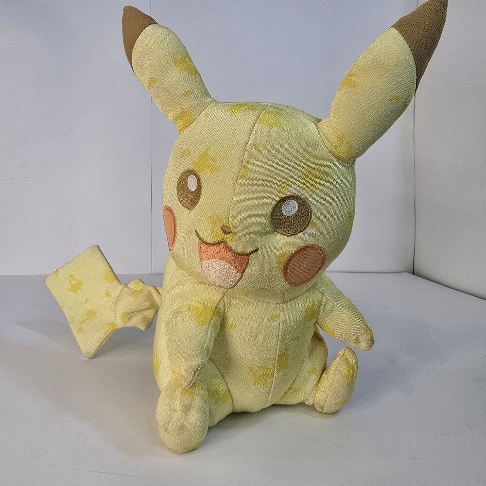 Pokémon Pikachu 20th Anniversary Plush Romy 2016 Authentic 11" Stuffed Animal